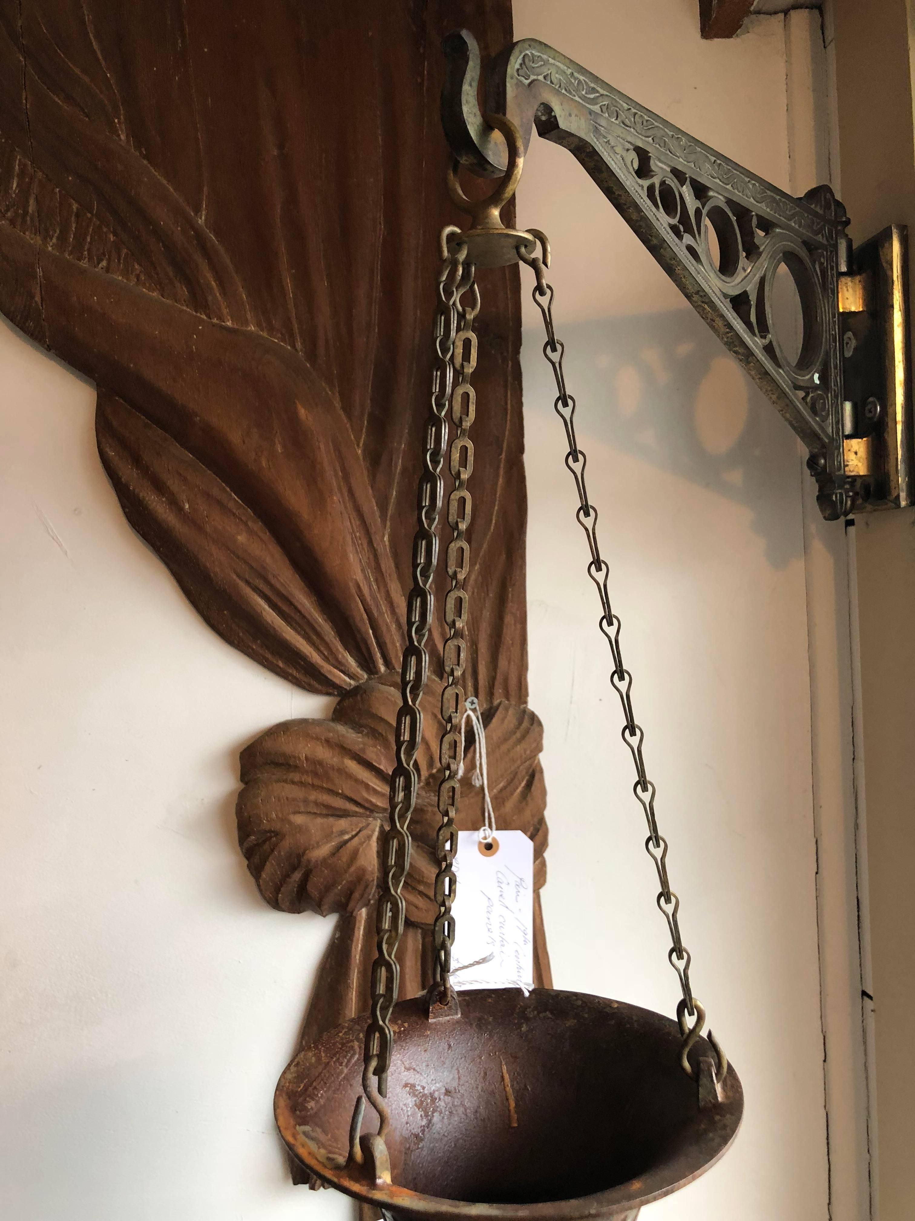 Brass Pair of Late 19th Century Apothecary Show Globes