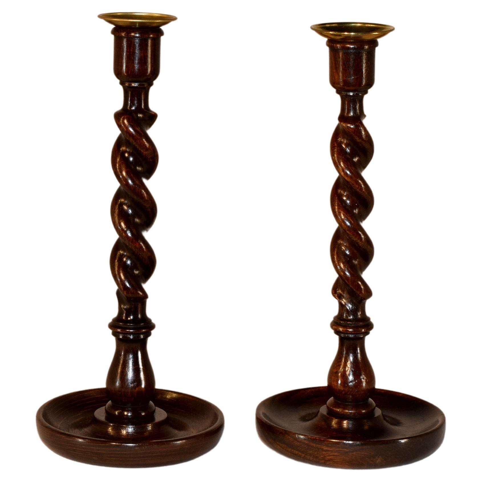 Pair of Late 19th Century Candlesticks For Sale