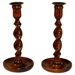 Antique Pair of Late 19th Century Candlesticks