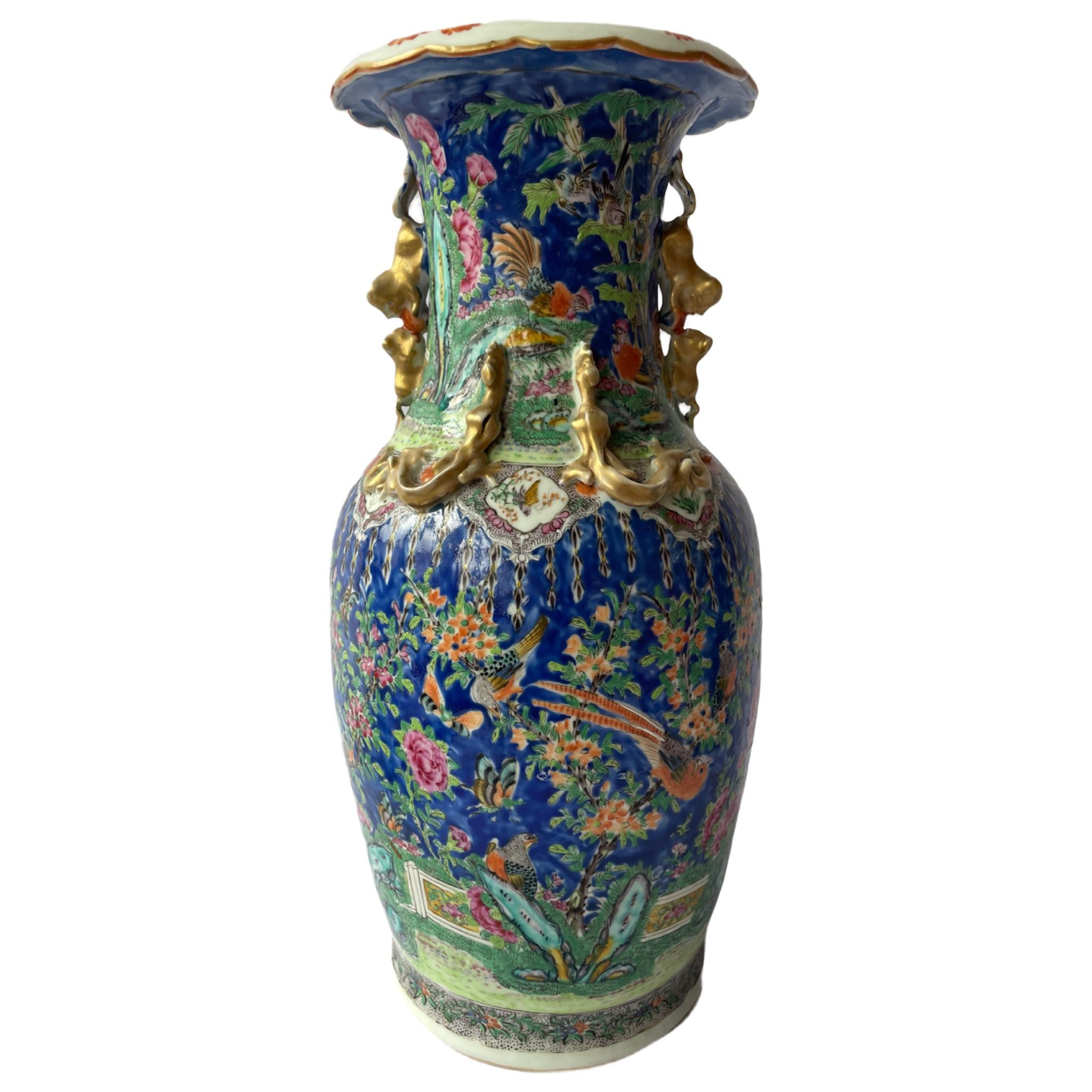 Famille Rose refers to a type of Chinese porcelain characterized by the use of opaque, brightly colored enamels, prominently featuring shades of pink, purple, green, and yellow. The term 