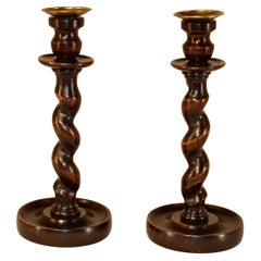 Pair of Late 19th Century English Candlesticks