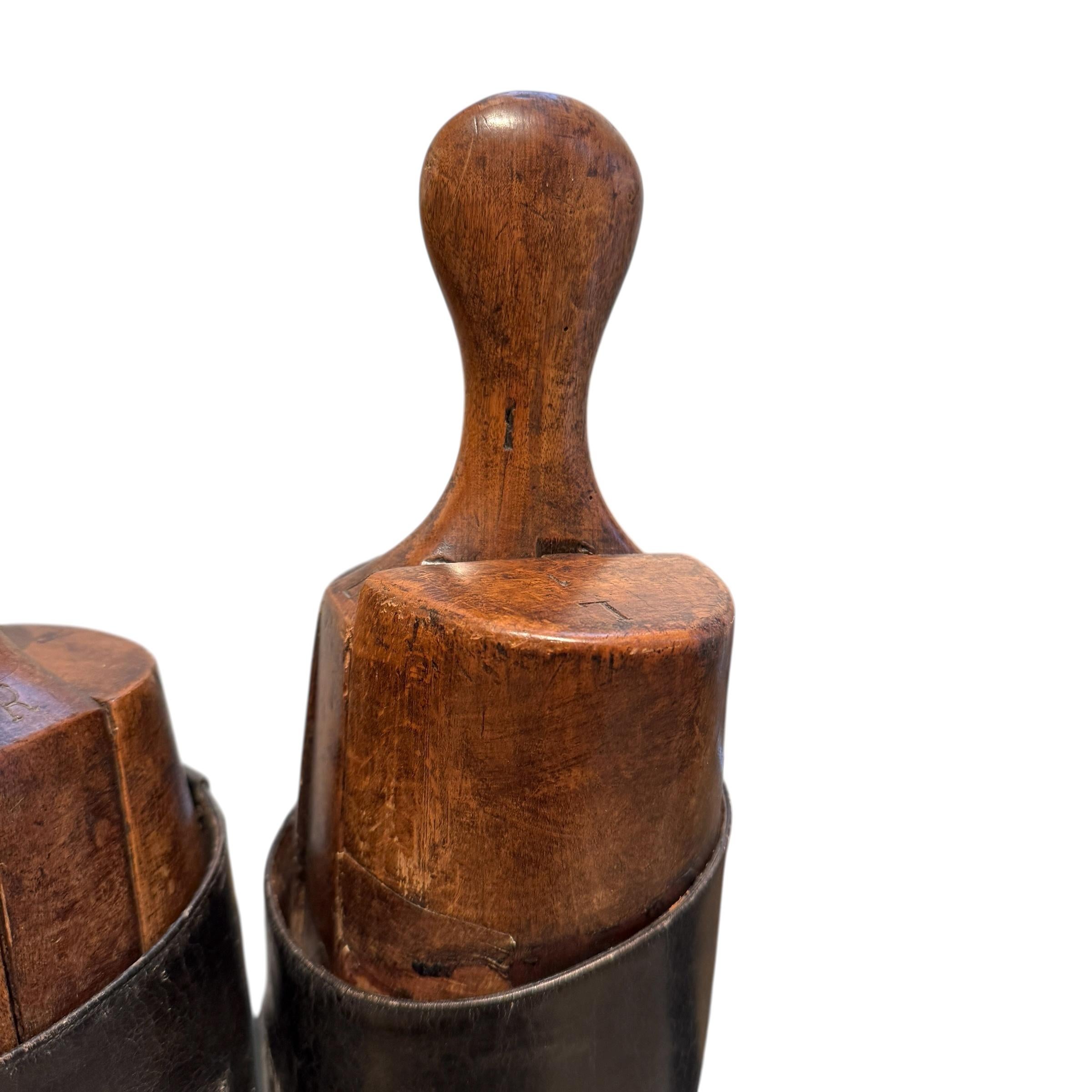 Par de botas de montar inglesas de finales del siglo XIX en venta 5