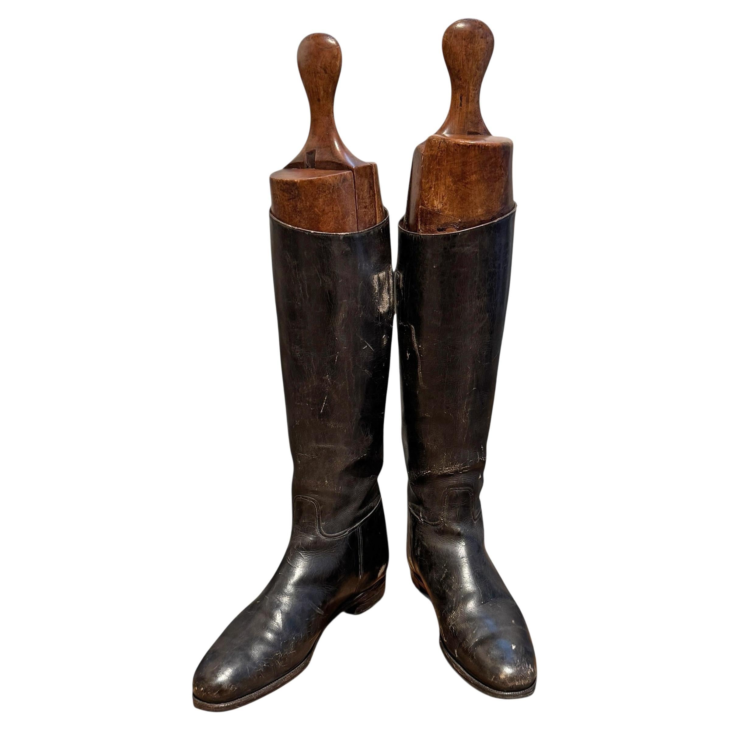 Pair of Late 19th Century English Riding Boots