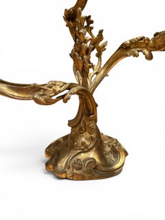 Pair of Late 19th Century French Bronze Three-Light Candelabra