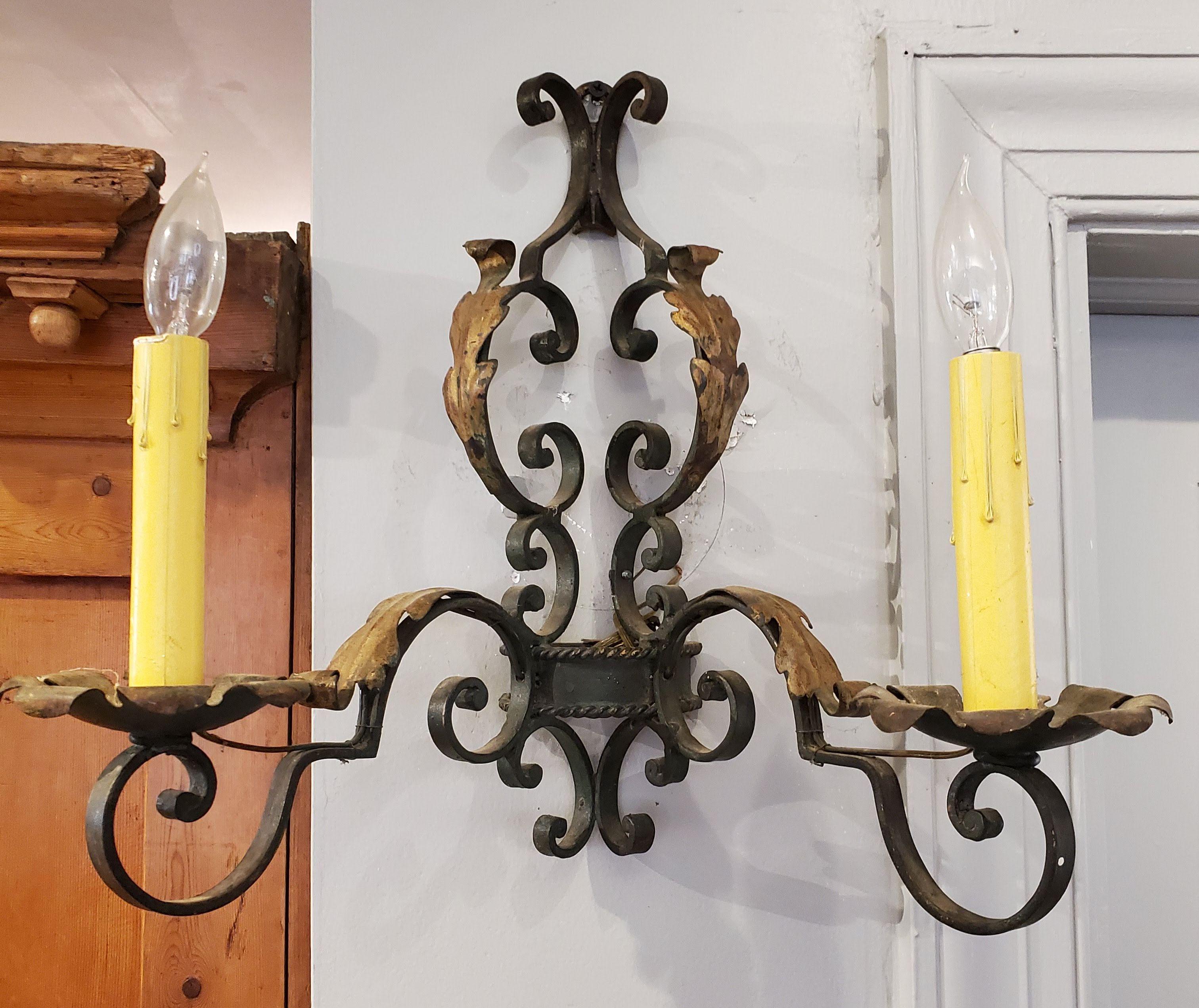 french provincial wall sconces