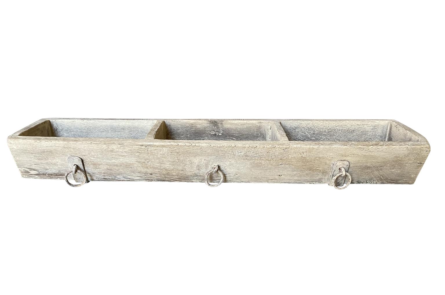 Chestnut Pair of Late 19th Century French Troughs