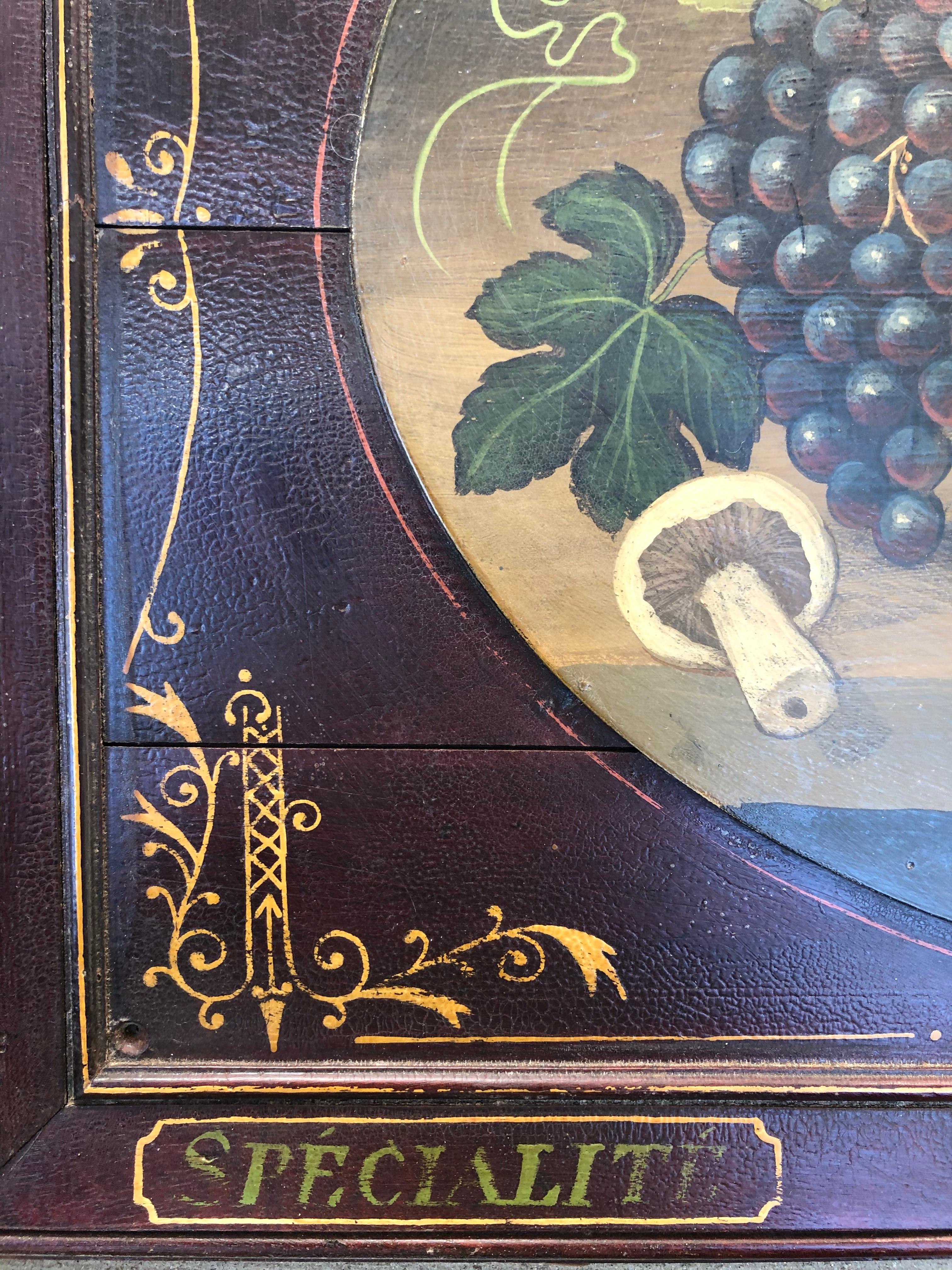 Pair of Late 19th Century French Vineyard Wine Paintings 1