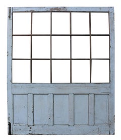 Pair of Late 19th Century Glazed Pine Room Dividers / Screens