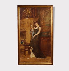 Pair of Late 19th Century Gouaches on Paper by Conrad Kiesel