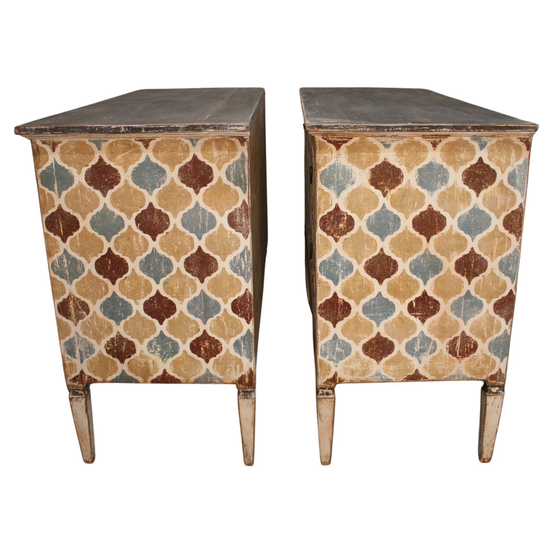 Pair of Late 19th Century Italian Commodes For Sale 5