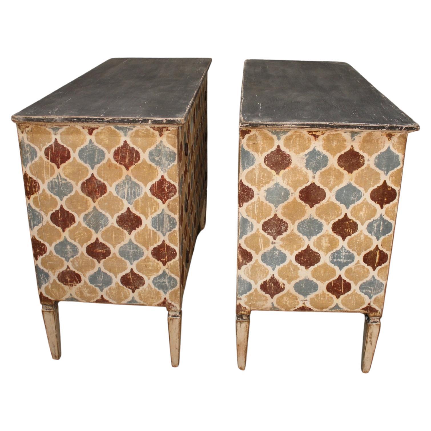 Pair of Late 19th Century Italian Commodes For Sale 2