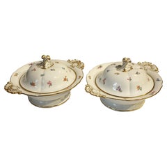 Pair of Late 19th Century Meissen Vegetable Tureens