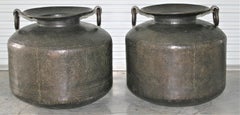 Pair of Late 19th Century Museum Quality Copper Vessels from Gujarat