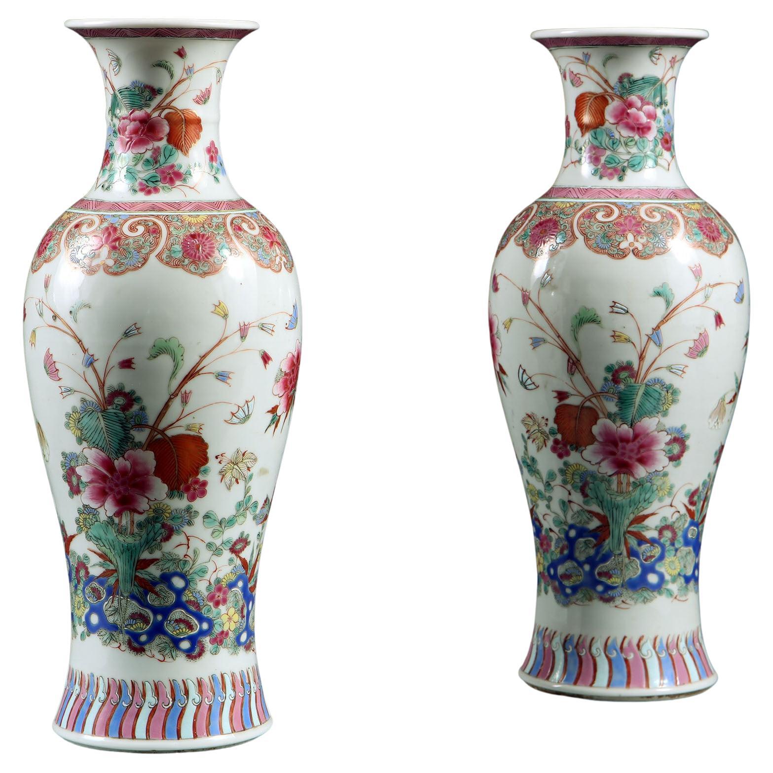 Late 19th Century Pair of Vases For Sale at 1stDibs