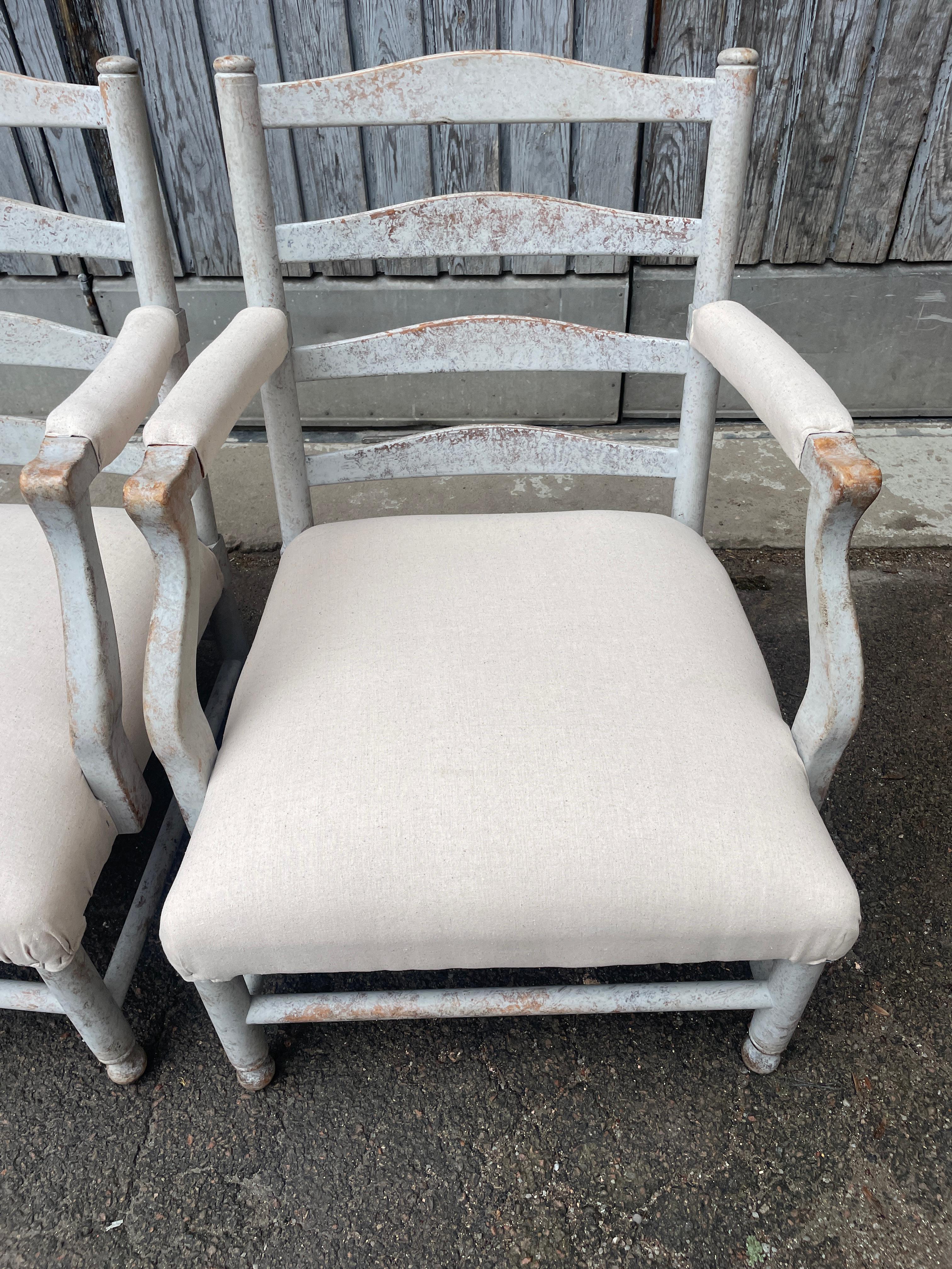 Pair of Late 19th Century Swedish Gripsholm Armchairs For Sale 1