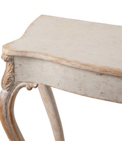 Pair of Late 19th Century Swedish Rococo Style Consoles