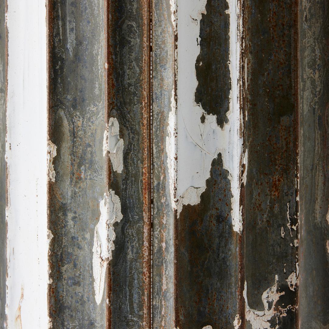 Pair of Late 19th Century Zinc Fluted Columns For Sale 3