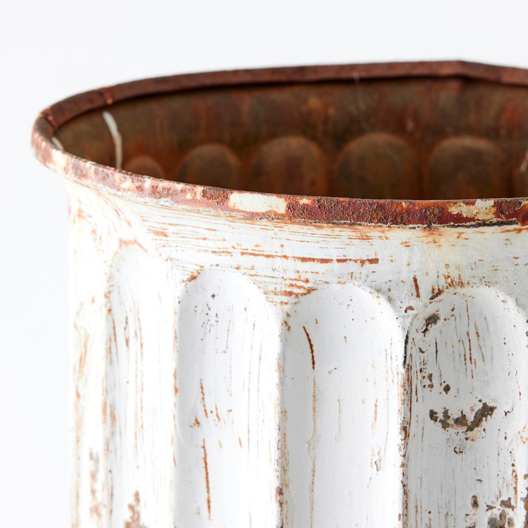 Pair of Late 19th Century Zinc Fluted Columns For Sale 5