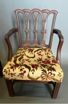 Pair of Late 19th-Early 20th Century Georgian Mahogany Childrens Armchairs