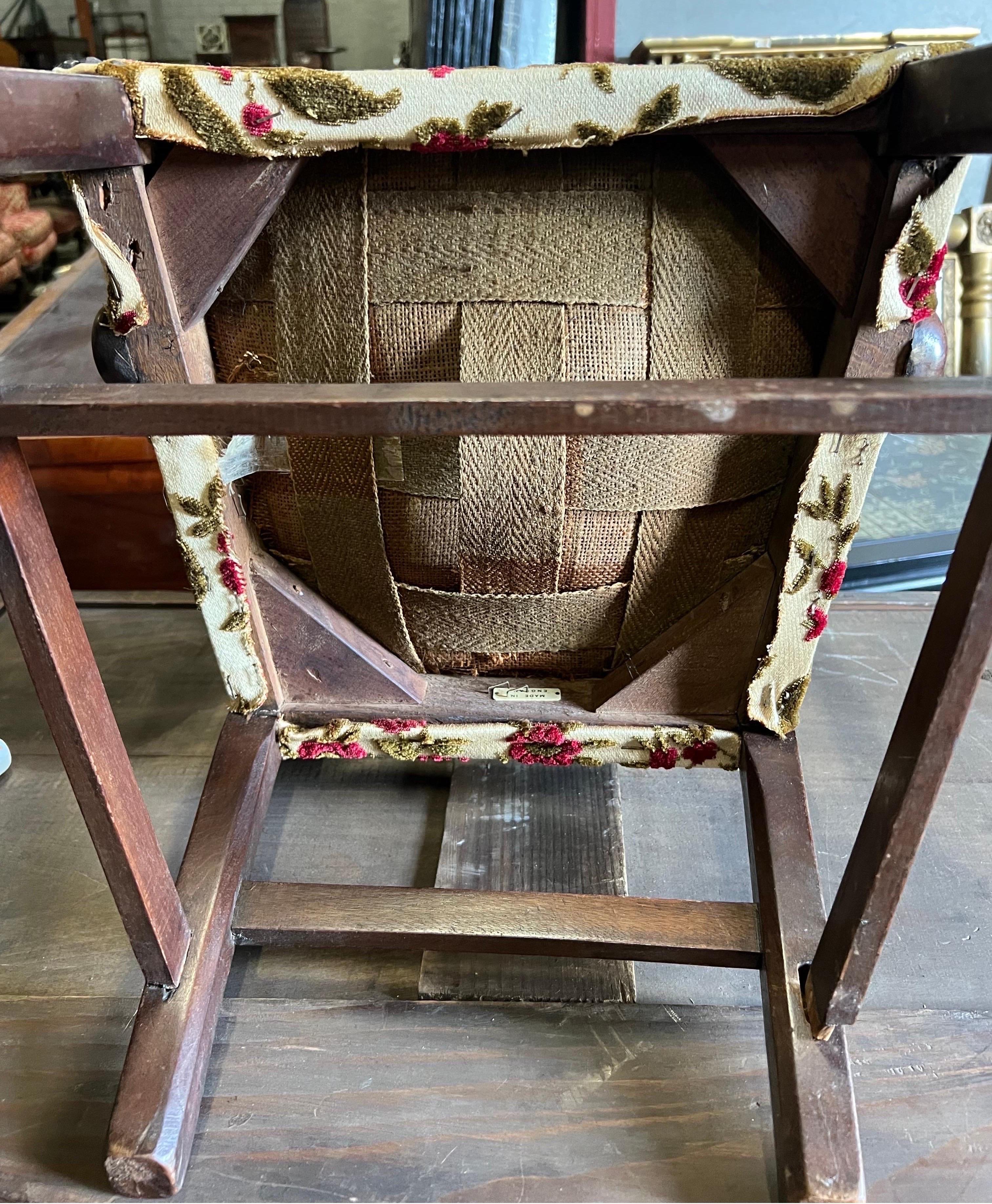 Pair of Late 19th-Early 20th Century Georgian Mahogany Childrens Armchairs  For Sale 4