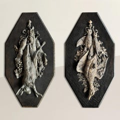 Pair of Late 19th/Early 20th Century G.G. Boomer Hunt Plaques