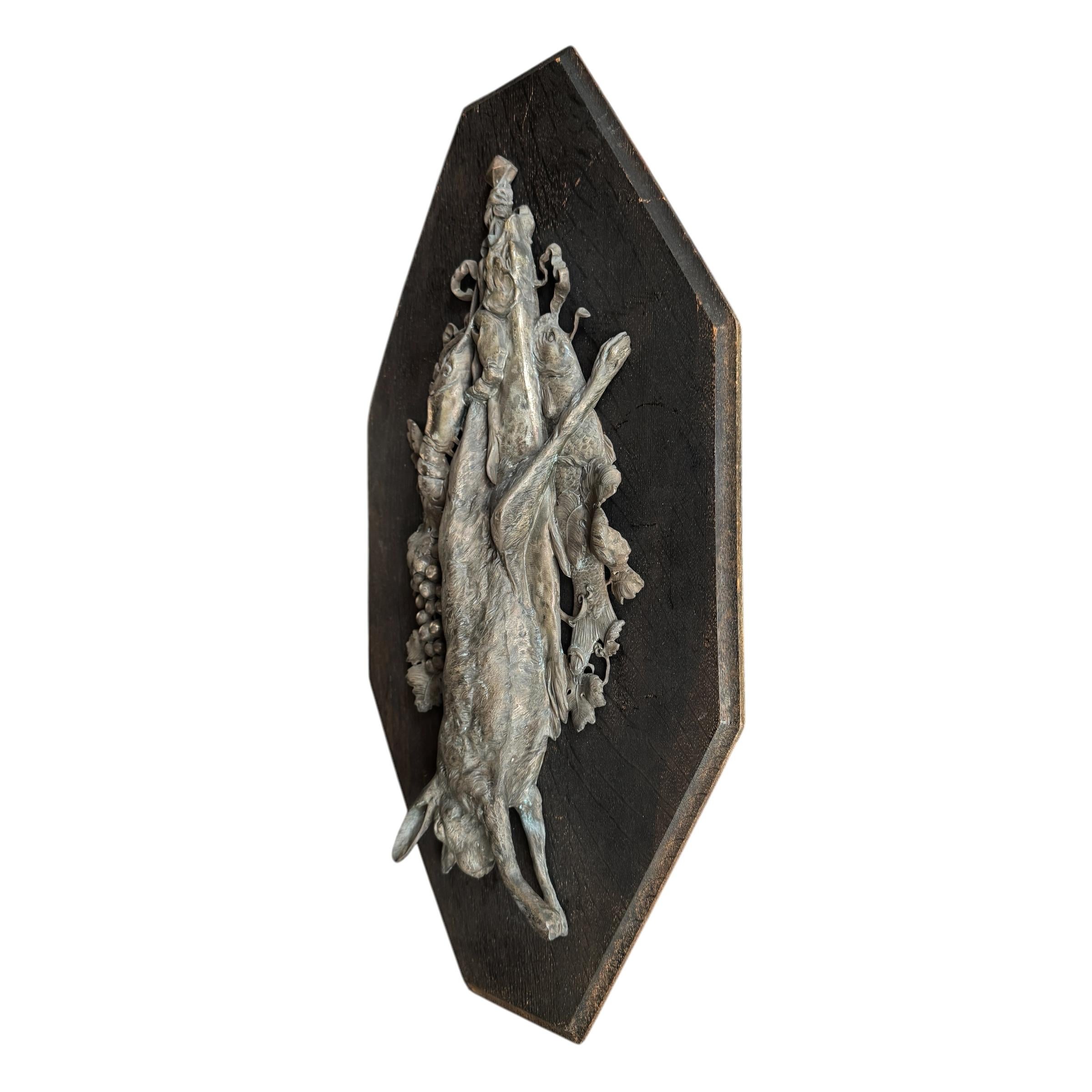 German Pair of Late 19th/Early 20th Century G.G. Boomer Hunt Plaques For Sale