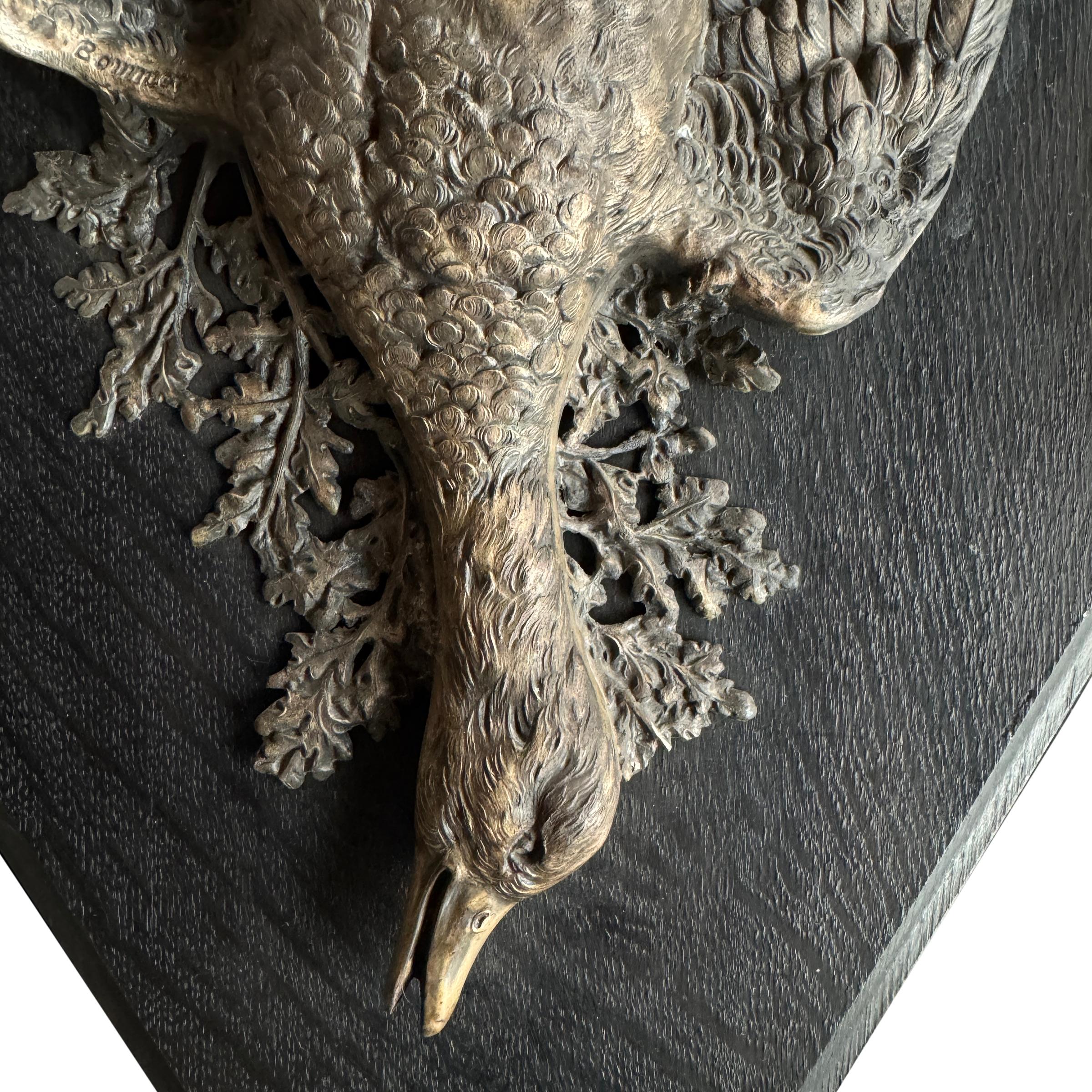 Pair of Late 19th/Early 20th Century G.G. Boomer Hunt Plaques For Sale 1