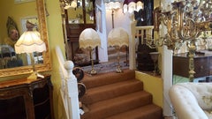 Pair of Late 19th Century Brass Alter Sticks