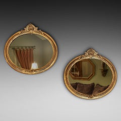 Pair of Late 19thC Gilt Mirrors