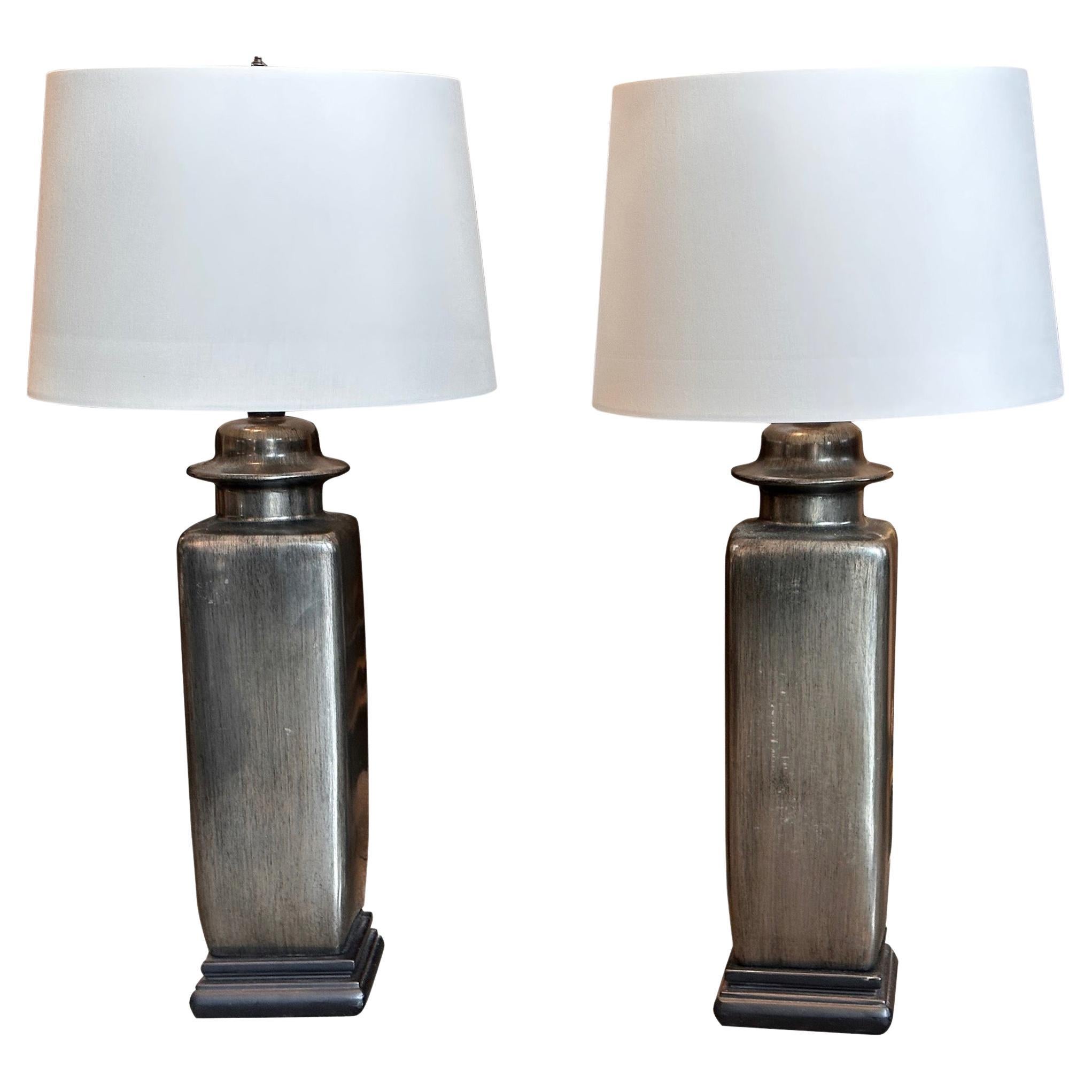 Pair of Late 20th Century Asian Inspired Lamps