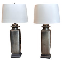 Vintage Pair of Late 20th Century Asian Inspired Lamps