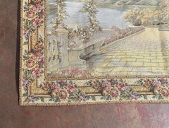 Pair of late 20th Century French Gobelins-Style Verdure Tapestry Panels