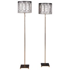 Pair of Late 20th Century Italian Floor Lamps by Fornasetti