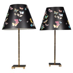 Pair of Late 20th Century Italian Table Lamps by Fornasetti