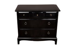 Pair of Late 20th Century Mahogany and Later Ebonised Chest of Drawers