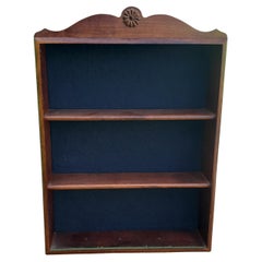 Pair of Late 20th Century Mahogany Hanging Wall Shelves