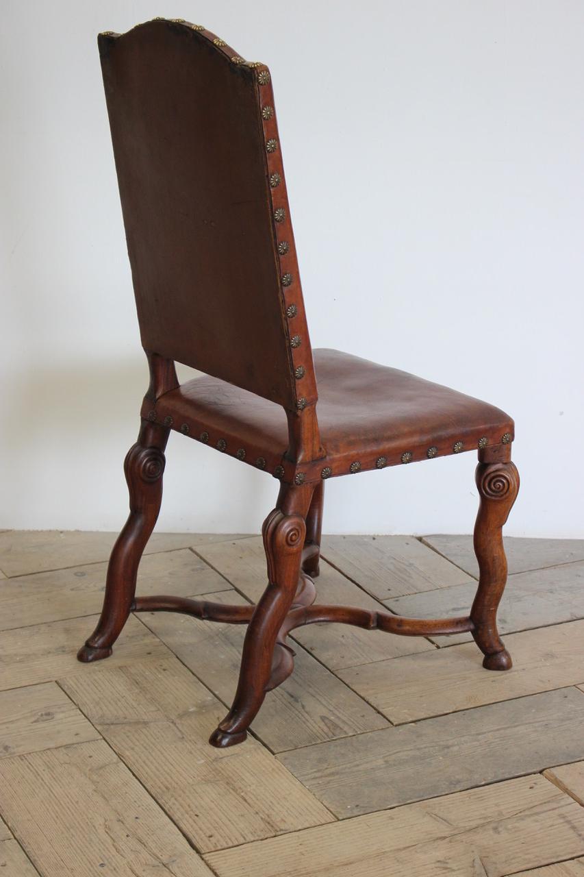 Pair of Late 18th Century Italian Side Chairs 6