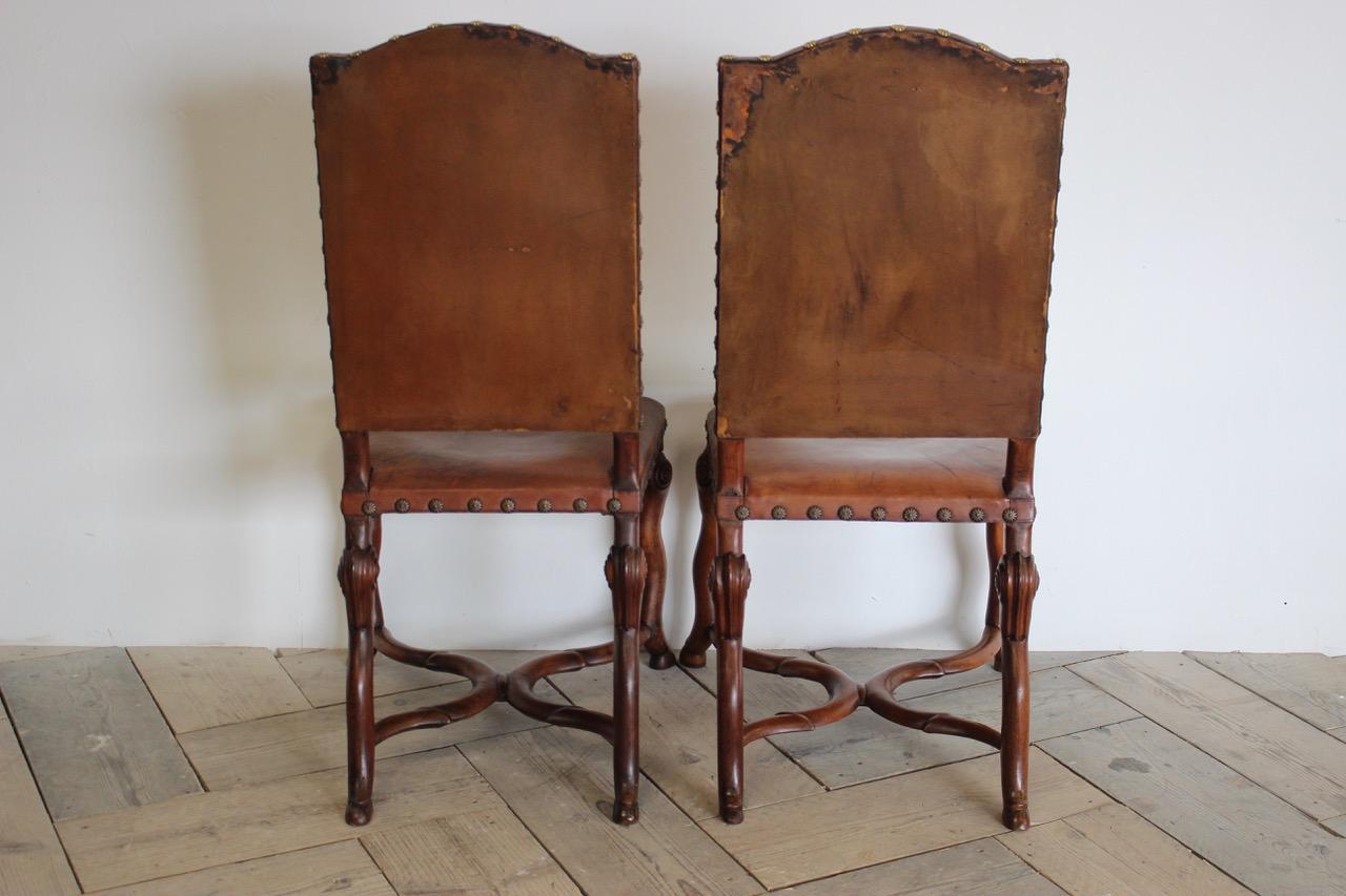 Pair of Late 18th Century Italian Side Chairs 3