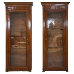 Antique Pair of Late Empire Style Bookcases