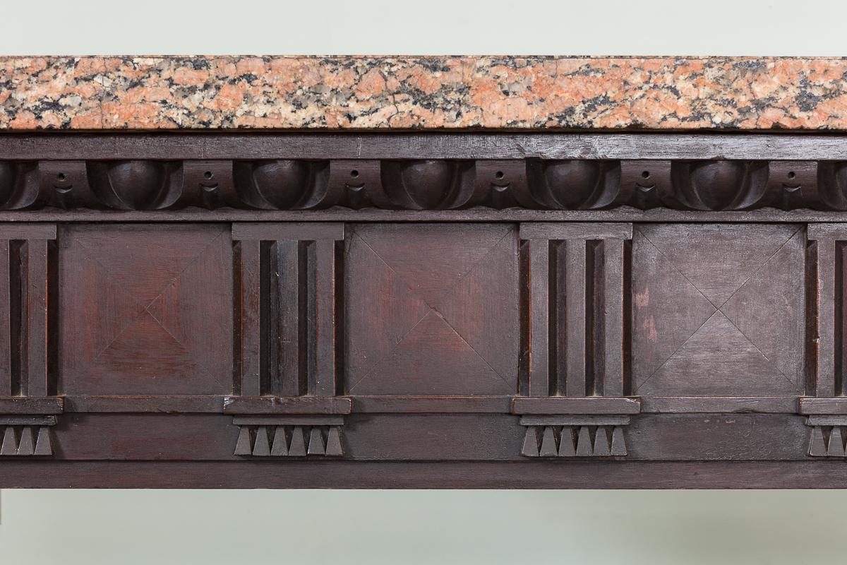 XVIIIe siècle et antérieur Paire de tables d'appoint en acajou de la fin de George II avec table d'origine égyptienne 