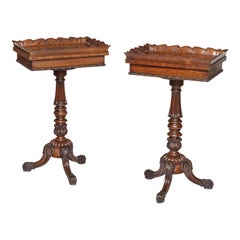 Pair of Late Georgian Rosewood Jardinière Tables Firmly Attributed to Gillows