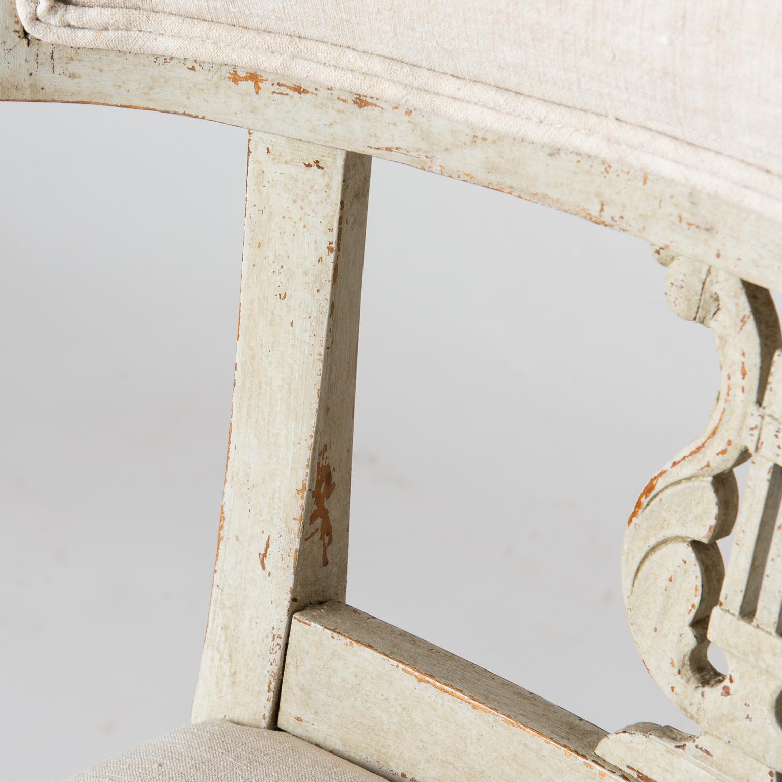 Pair of Late Gustavian Period Swedish Klismos Chairs, circa 1815 For Sale 1