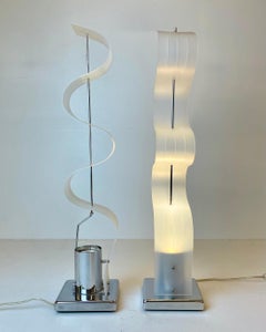 Pair of Late Post-Modern Table Lamps, 1990s~2000s
