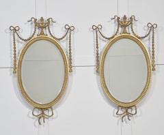 Pair of Late Regency Giltwood Wall Mirrors