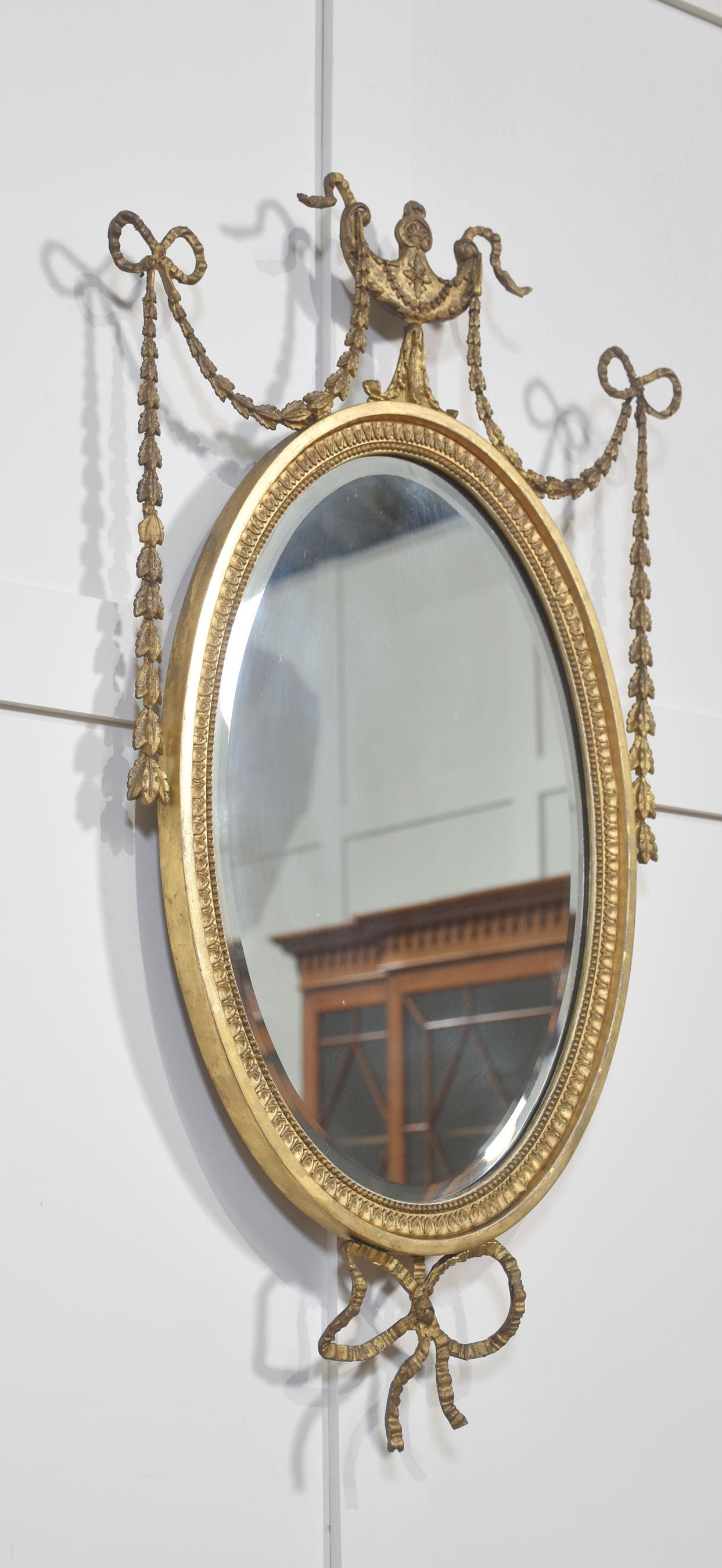Pair of Late Regency Giltwood Wall Mirrors In Good Condition For Sale In Cheshire, GB