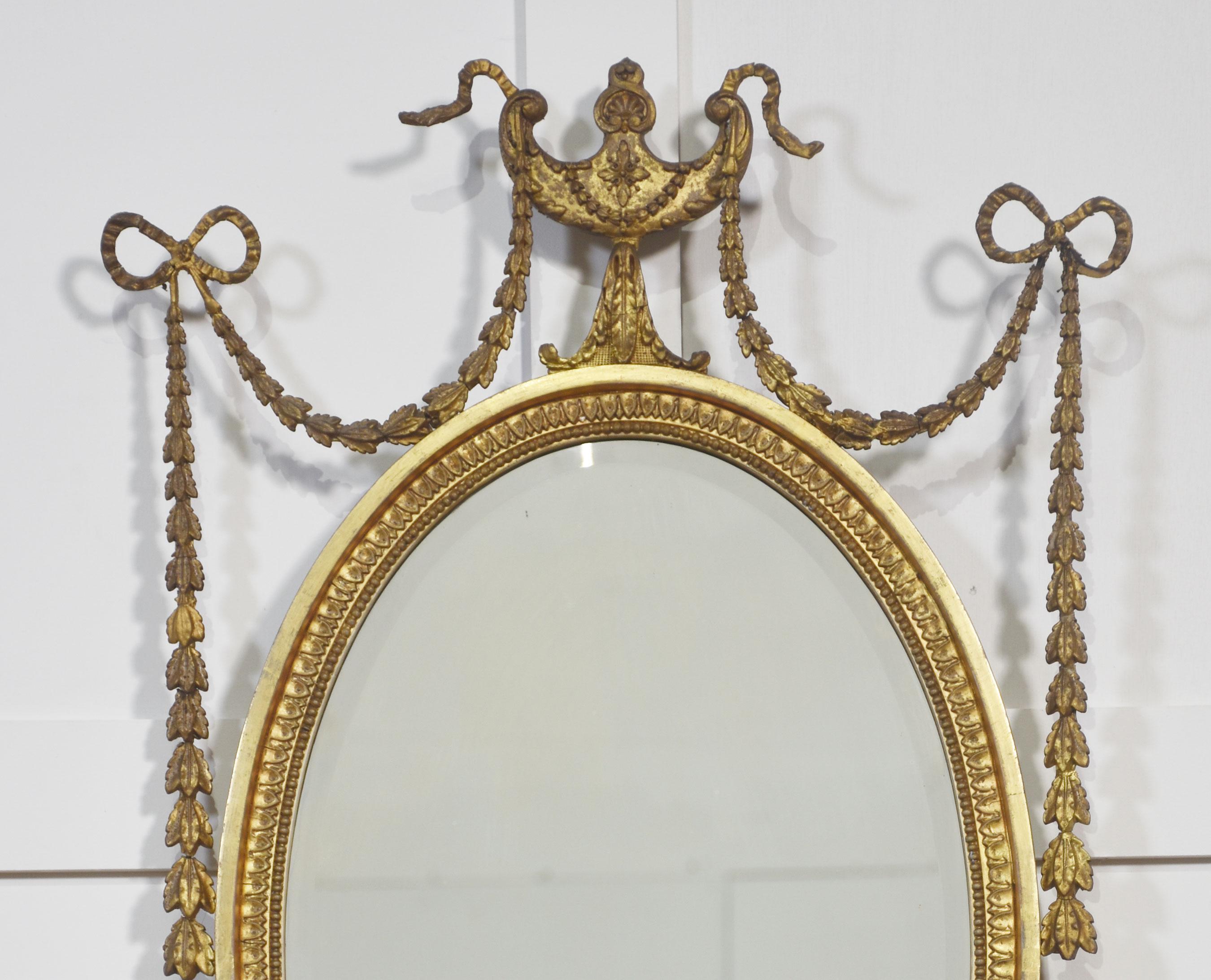 Pair of Late Regency Giltwood Wall Mirrors For Sale 2