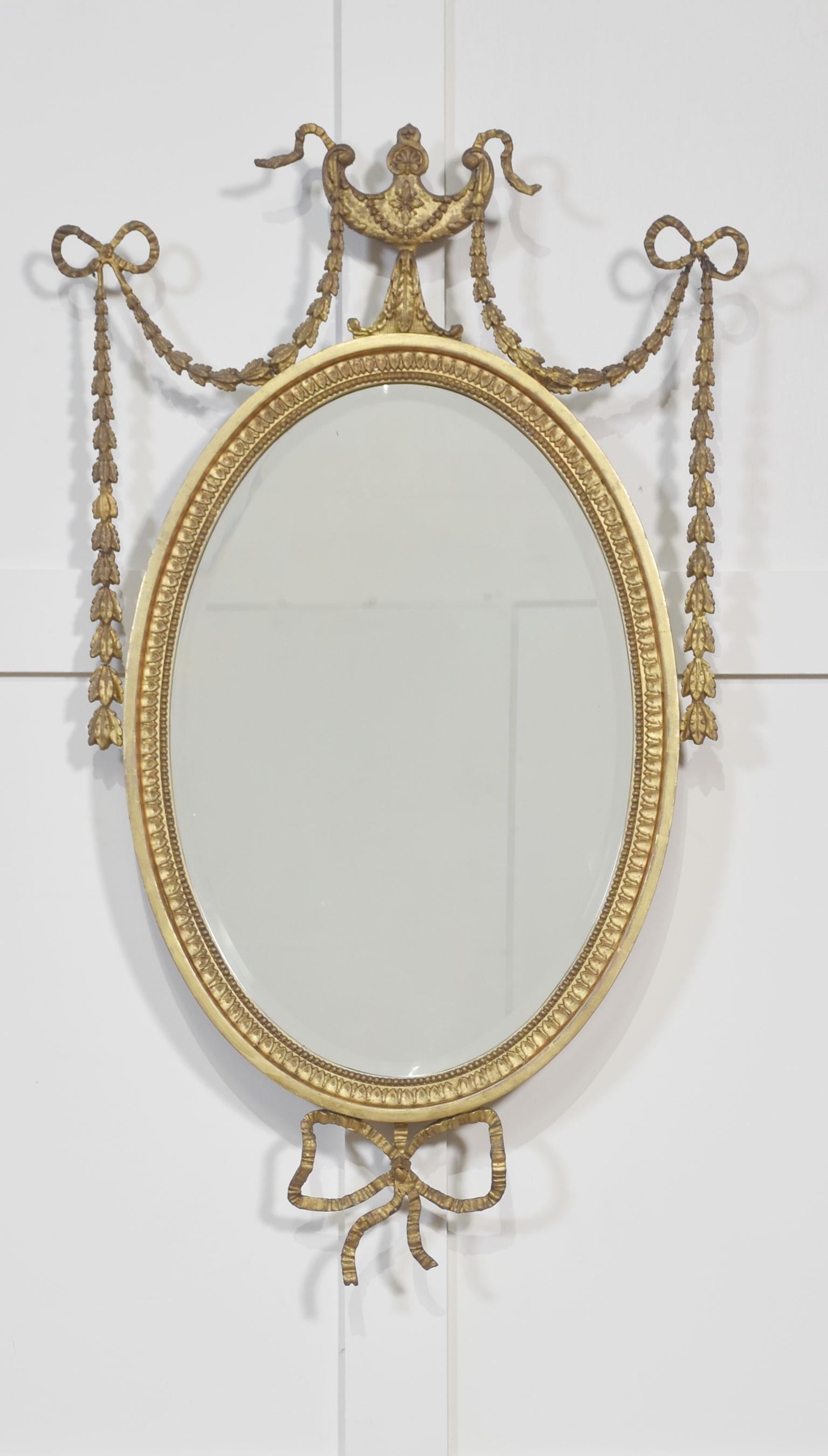 Pair of Late Regency Giltwood Wall Mirrors For Sale 3