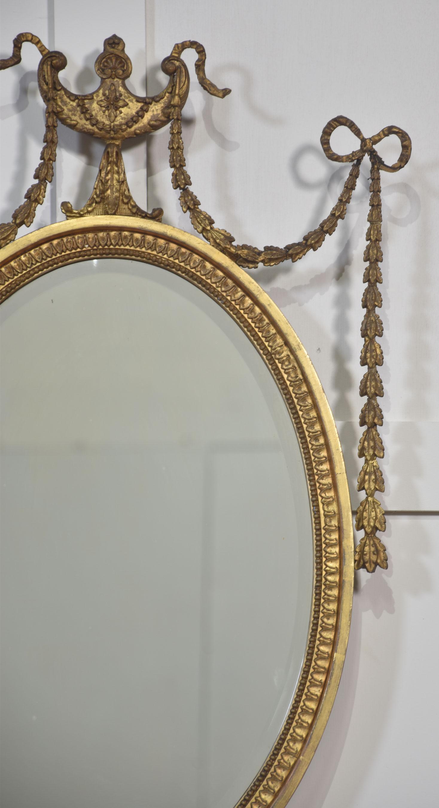 Pair of Late Regency Giltwood Wall Mirrors For Sale 4