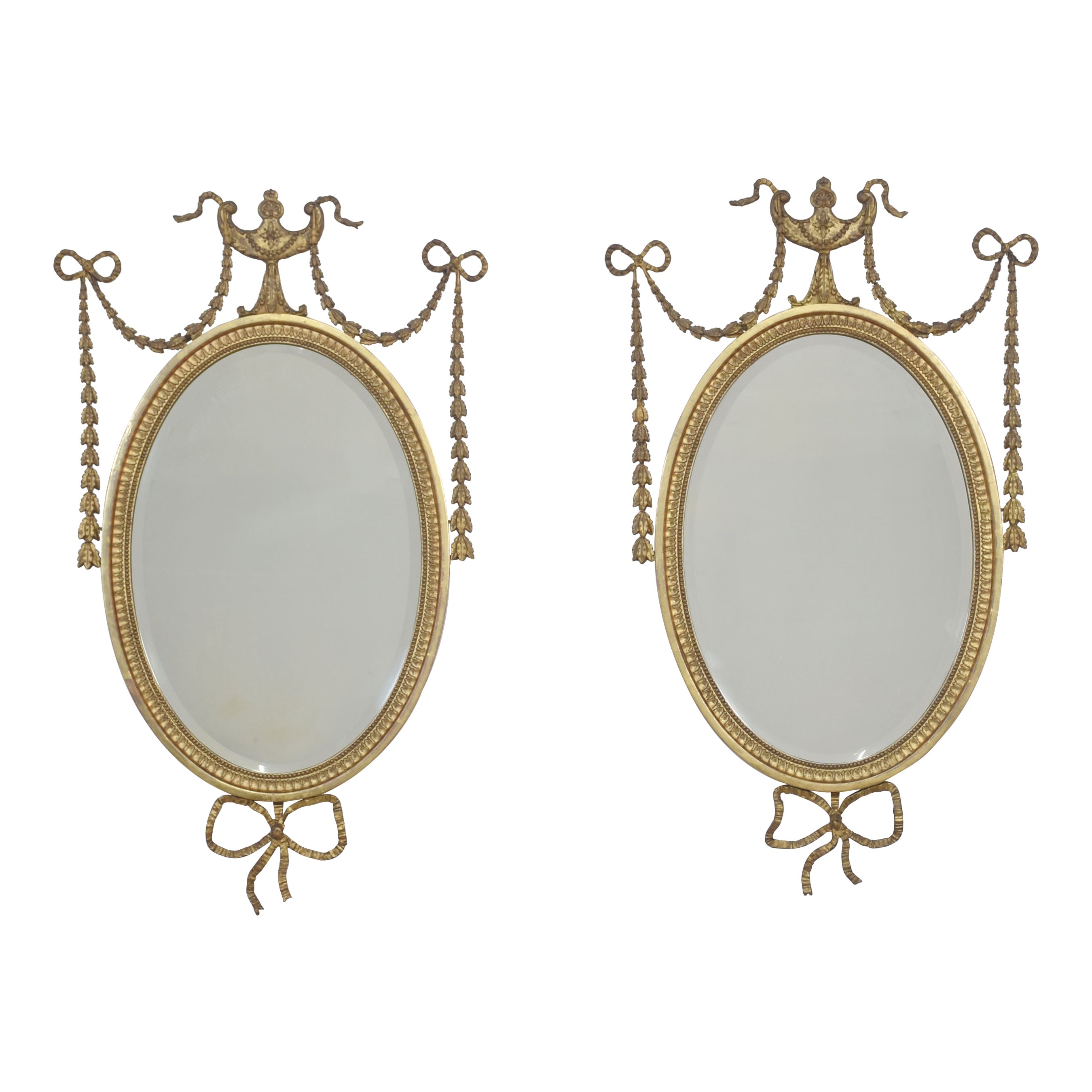 Pair of Late Regency Giltwood Wall Mirrors For Sale