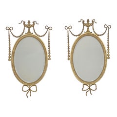 Pair of Late Regency Giltwood Wall Mirrors